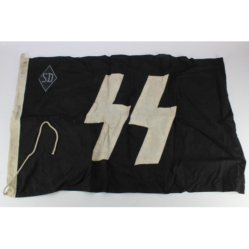 1206 - German 1939 dated SS flag 3x2 feet.