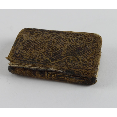 169 - Miniature Book. Bijou Language of Flowers, published Harris Brothers 1848, original diced gilt decor... 