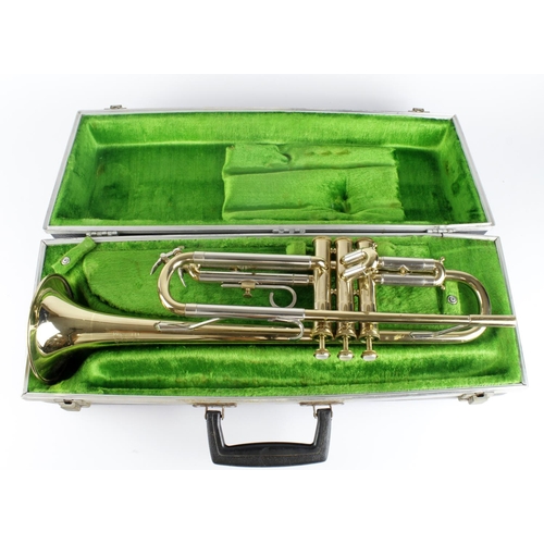 300 - Baldwin Special trumpet with mouthpiece, contained in a Conn case