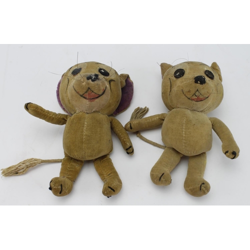 72 - Merrythought. Two Merrythought Jerry mice (mouse), both with original makers labels, height 16.5cm a... 