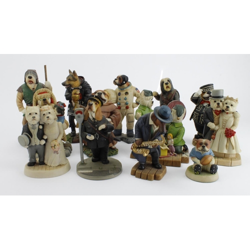 91 - Robert Harrop. A group of twelve figures from the Robert Harrop 'Doggie People' collection, some lim... 
