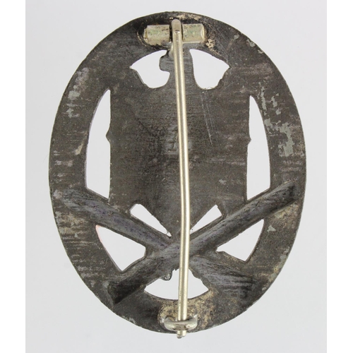 112 - German Nazi General Assault Badge, makers mark 'A'.