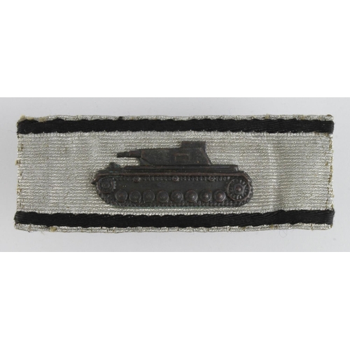 219 - German Nazi Special Badge for Single Handed Destruction of a Tank, sleeve badge