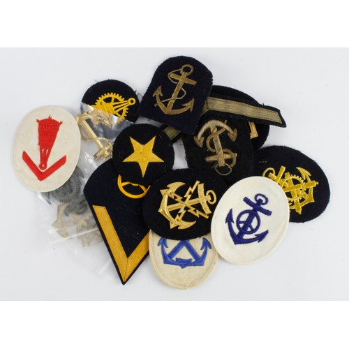 317 - KM Naval Ratings Patches - Metal & Cloth (11)