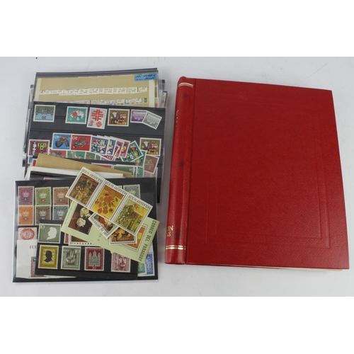 1030 - Germany collection on leaves in red binder with stamps 1853 onwards, plus a box of loose stamps, sev... 