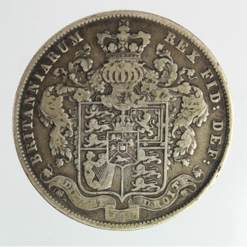 105 - Halfcrown 1828, scarce date, VG-F