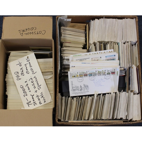 1116 - GB & World Covers, Millennium boxed coll, Postmark covers, Maritime Covers, plus a box of PHQ Cards.... 