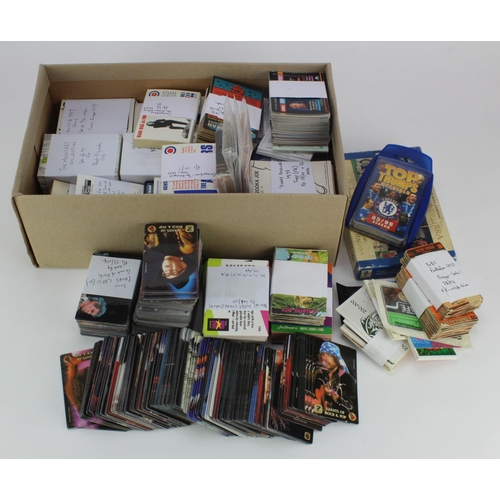 1234 - Box of modern collectable trade cards, assorted sets/part sets & odds. Some better part sets noted. ... 