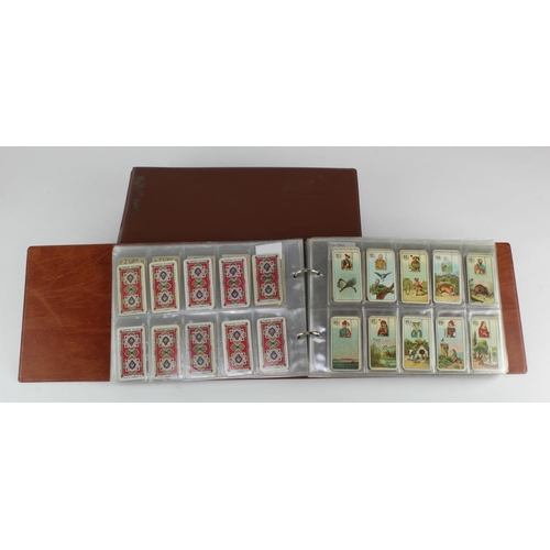 1236 - Cigarette card sets in sleeves in modern binders 1) A-K inc Boguslavsky Conan Doyle (12x sets total ... 