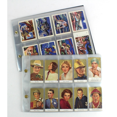 1239 - De Beukelaer (Biscuits), Gulliver's Travels 1940 set cat £150 G-VG, with Film Stars (Gold Background... 