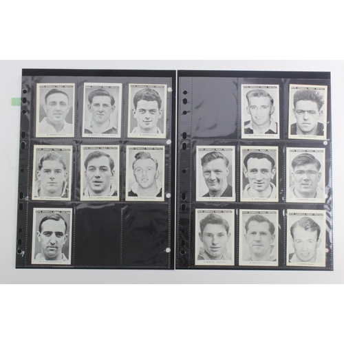 1255 - Rugby Football - News Chronicle, Pocket Portraits Welsh Rugby Union Team 1955-56, complete set in pa... 