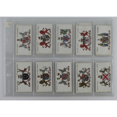 1264 - Taddy, Heraldry Series 1913, complete set in pages, mainly VG cat value £600