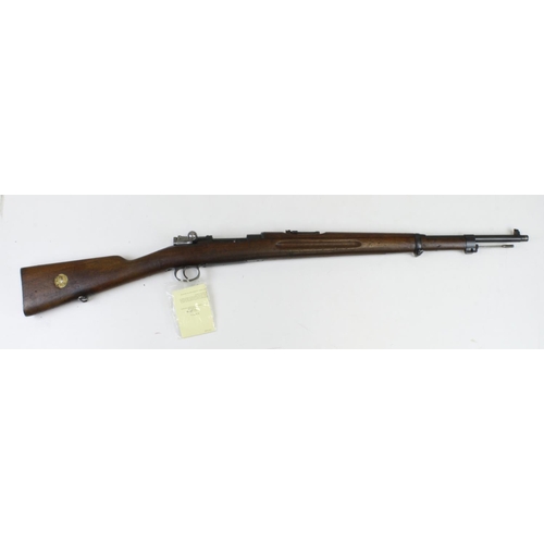 1336 - Carl Gustav short rifle / carbine dated 1911, 6.5mm Calibre, barrel length 25