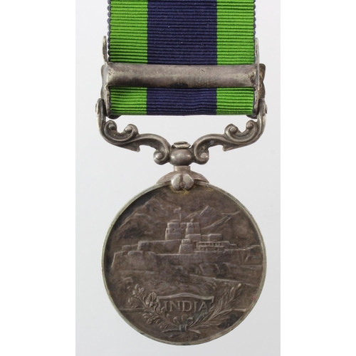 1534 - IGS GV with clasp Afghanistan NWF 1919 named (222777 Gnr H Siddall RFA) served with 38/7 Bde.