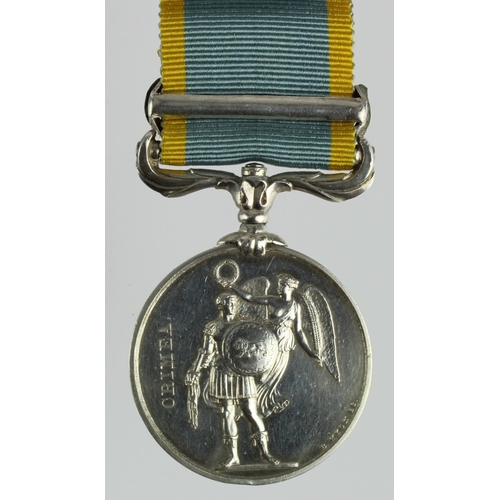 1635 - Crimea Medal 1856 with Sebastopol clasp, naming impressed (Wm Mawson, Pte.R.M., H.M.S. Leander). Med... 