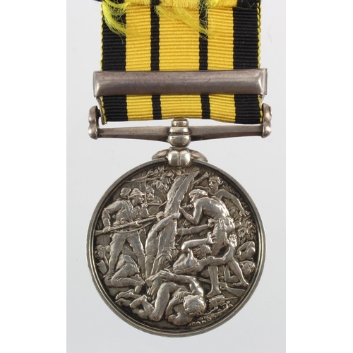 1636 - Ashantee Medal 1874 with Coomassie clasp named (1753 Pte J.Allen, 2 Bn Rifle Bde 1873-4). Served wit... 