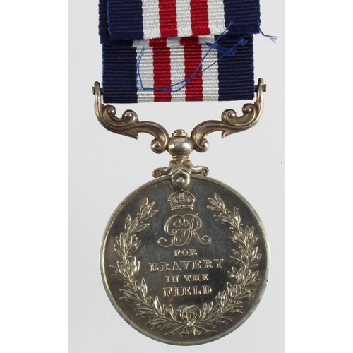 1654 - Military Medal GV to (26 A.Sjt S C Black 1/F.A. SAMC). MM L/G 17/12/1917. Later Commissioned 2/Lieut... 