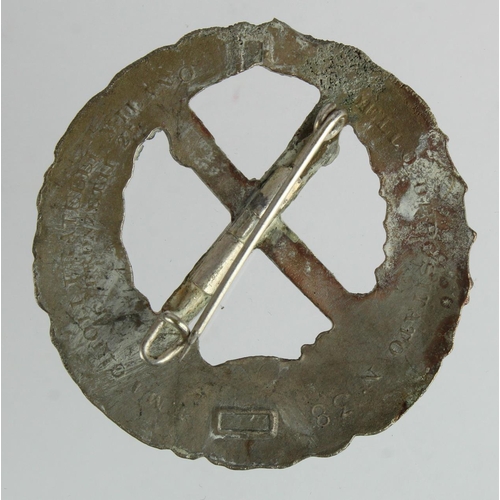 1664 - German / Italian Fronte Russo badge, maker marked.