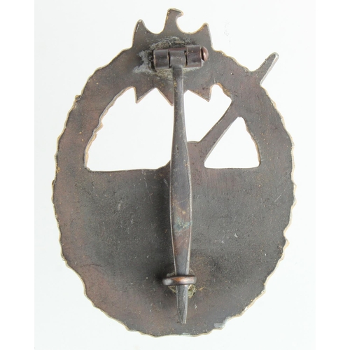 1697 - German Coastal Artillery war badge.