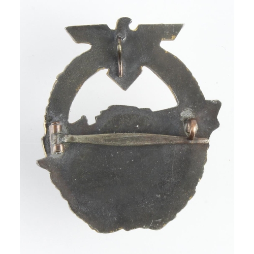 1701 - German E Boat war badge 2nd pattern.