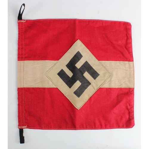 1722 - German HJ Hitler Youth Pennant, service worn.