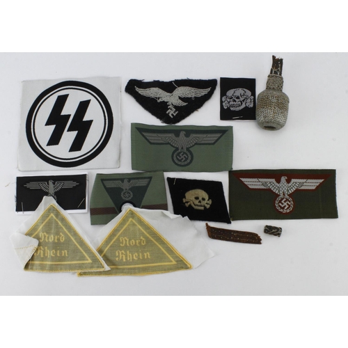 1791 - German Nazi misc Cloth badges and insignia.