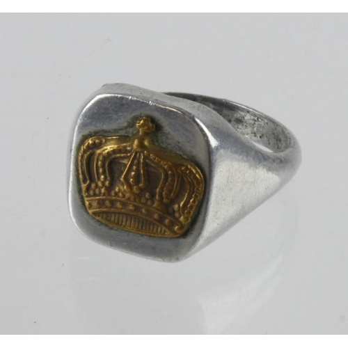 1956 - Imperial German mans finger ring.