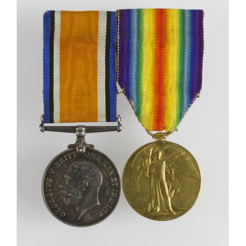 2098 - BWM & Victory Medal named (Rev H E Cooke) Royal Army Chaplains Dept. Lived Stoneleigh Vicarage, Keni... 