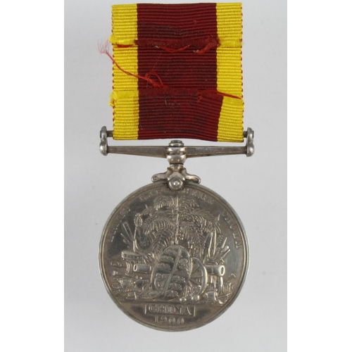 2135 - China War Medal 1900, silver no clasp, named (66789 Gnr C W Hayward 62nd Coy RGA). Also served Boer ... 