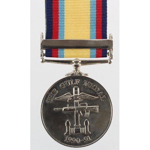 2230 - Gulf War medal 1991 stamped 