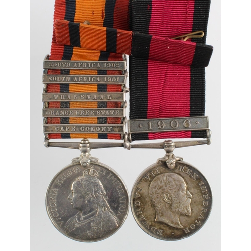 2345 - QSA with bars CC/OFS/Trans named (1159 3rd CL:Tpr: N Hutchings S.A.C.) served 'C' (Eastern) Division... 