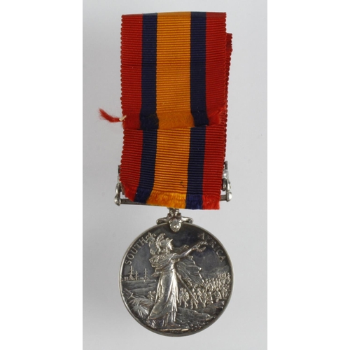 2351 - QSA with Cape Colony clasp and original box of issue (5407 S.Sejt E A Davies RAMC). Served No 3 Stat... 