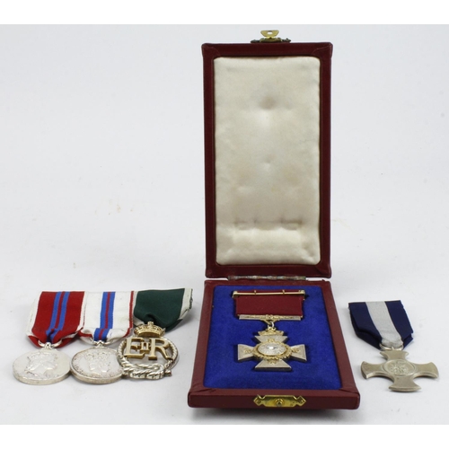 2380 - Replica / copy medals - New Zealand Cross, reverse engraved 'Replica 10', cased. DSC. 1953 Coronatio... 