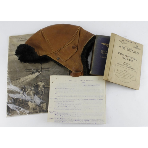 2528 - WW1 RNAS documents including letters relating to RNAS Sub station Mtua, 22 Nov 1917. RNAS and RFC ai... 