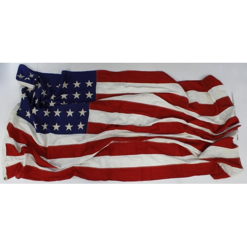 2613 - WW2 style United States stars & strips flag, undated. (70x42 inches)