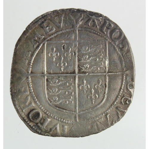 333 - Elizabeth I silver shilling, Sixth Issue, mm. A (1582-84) S.2577, F/GF scuffed obv.