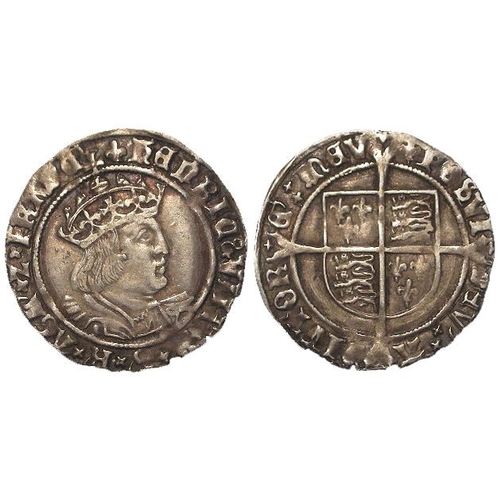 354 - Henry VIII silver groat mm. lis, Laker bust D, S.2337E. 2.51g. VF, slightly ragged edge.