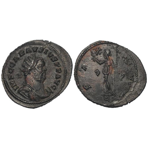 389 - Roman Imperial, Britannic Empire: Carausius billon antoninianus, Colchester (or Clausentum aka Bitte... 