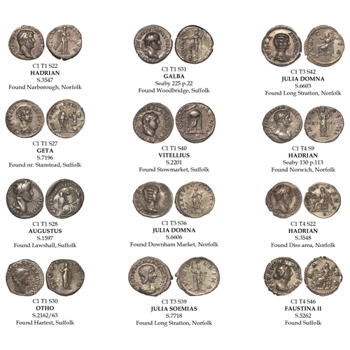 431 - The East Anglian Provenance Collection of Roman Silver Denarii and Silver/Billon Antoniniani: A coll... 