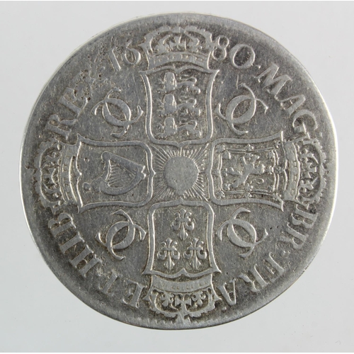 63 - Crown 1680 T. Secundo, S.3359, cleaned Fine.