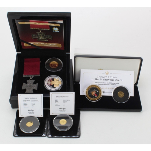 674 - Tristan da Cunha: Various Jubilee Mint, Bradford Exchange, and Heirloom Coin Collections capsules an... 