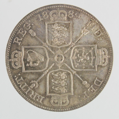 74 - Double Florin 1889 (Inv 1). aEF