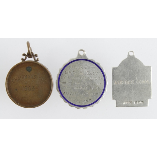 794 - Railway medals (3) - 2 NUR silver medals relating to The Orphan Fund and a bronze medal relating to ... 