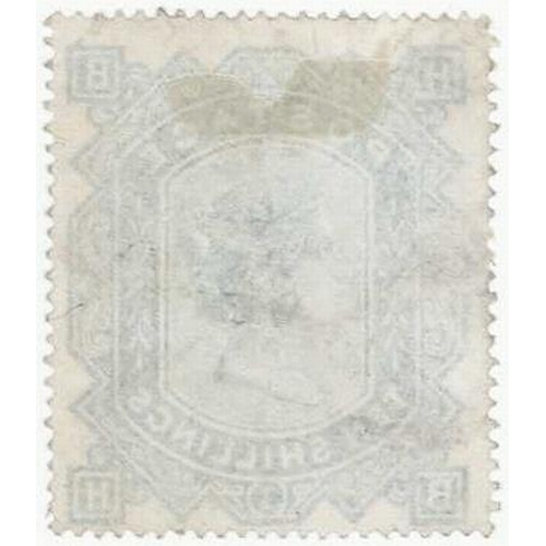 884 - GB - 1878 10s greenish grey, wmk Maltese Cross, very lightly used leaving design very clear. A great... 