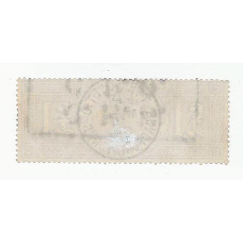 895 - GB - 1888 £1 brown lilac wmk ords, used example of good colour but with small central repair, a supe... 