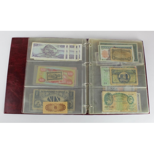 1038 - World (46), in Hendon album with slipcase, including Greece 50 Lepta 1920, Egypt 50 Piastres 1940, O... 