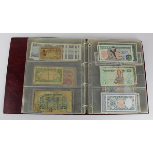 1038 - World (46), in Hendon album with slipcase, including Greece 50 Lepta 1920, Egypt 50 Piastres 1940, O... 