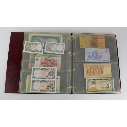 1038 - World (46), in Hendon album with slipcase, including Greece 50 Lepta 1920, Egypt 50 Piastres 1940, O... 