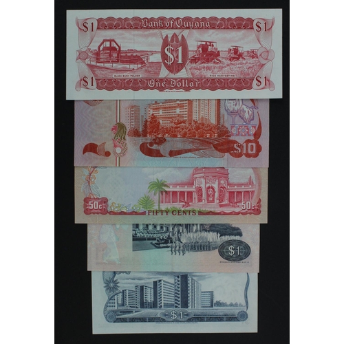 1039 - World (5), Singapore 10 Dollars issued 1979 & 1 Dollar issued 1976 Bird series, 1 Dollar issued 1972... 