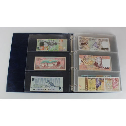 1053 - World (89), in Hendon Album, a collection of Uncirculated notes, including Portugal 1000 Escudos 199... 